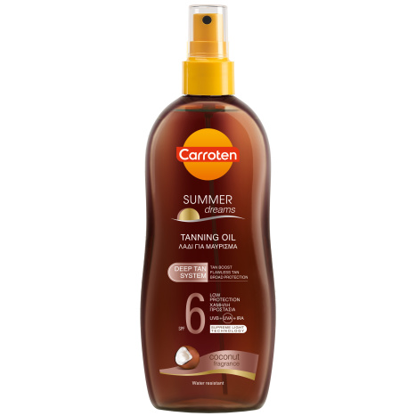 CARROTEN SUMMER DREAMS SPF6 Sunscreen oil for tanning 200ml