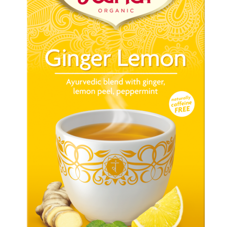 YOGI TEA ginger and lemon tea x 17