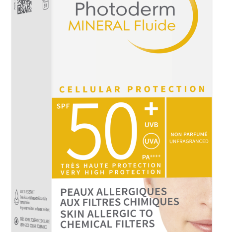 BIODERMA PHOTODERM MINERAL SPF50+ Sunscreen spray for sensitive and allergic skin 75g
