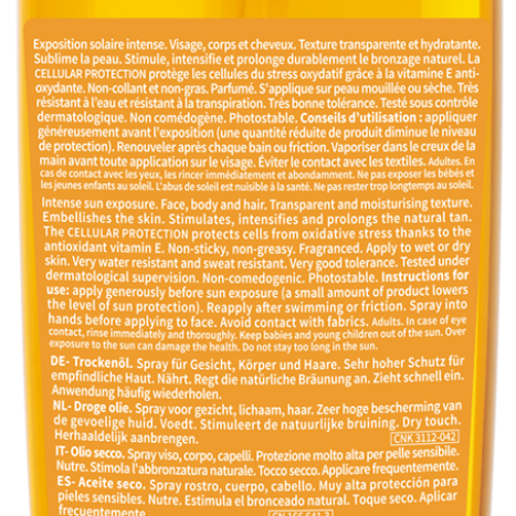 BIODERMA PHOTODERM BRONZ SPF50+ Sunscreen Dry Oil for Tan Extension 200ml