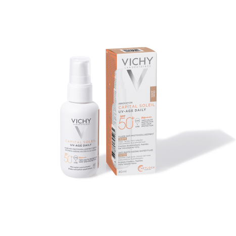 VICHY SOLEIL UV-AGE SPF50+ tinted facial fluid against photoaging 40ml