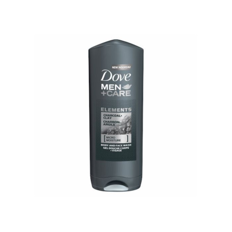 DOVE Men + Care Elements Charcoal + Clay shower gel for men with activated charcoal and clay 250ml