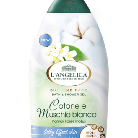 L'ANGELICA OFFICINALIS shower gel with cotton and white musk 500ml