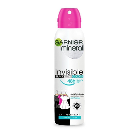 GARNIER DEO INVISIBLE BLACK,WHITE&COLORS Fresh Roll-on 50ml