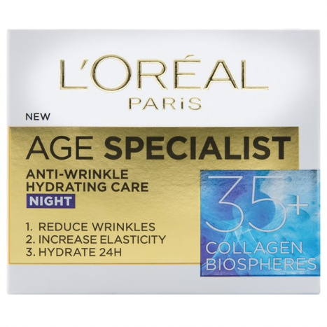 LOREAL AGE SPECIALIST 35+ anti-wrinkle night cream 50ml