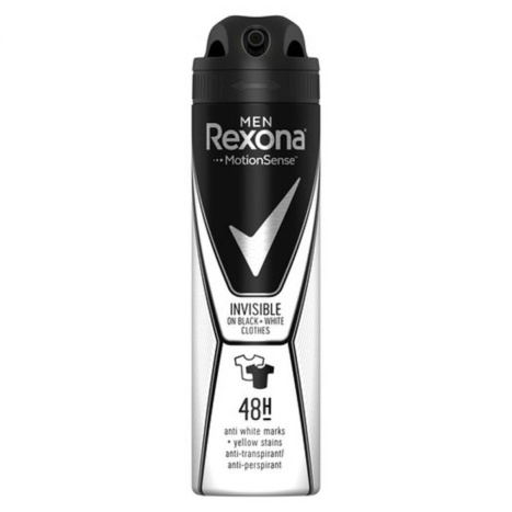 REXONA Men Black & White deodorant spray for men 250ml
