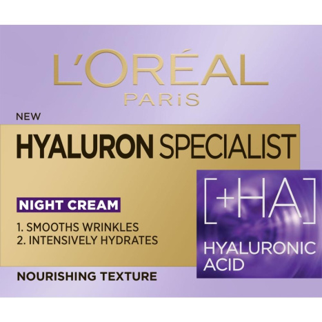 LOREAL HYALURON SPECIALIST night cream with hyaluronic acid 50ml
