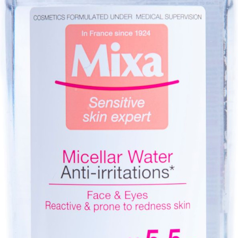 MIXA ANTI-IRRITATION Мицеларна вода против зачервяване 400ml