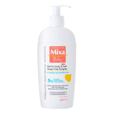 MIXA BABY Gentle baby gel for washing hair and body without soap 400ml