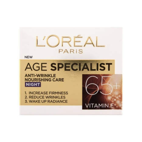 LOREAL AGE SPECIALIST 65+ anti-wrinkle night cream 50ml