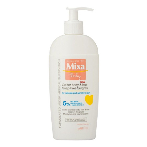 MIXA BABY Lipid-rich baby gel for hair and body without soap 250ml
