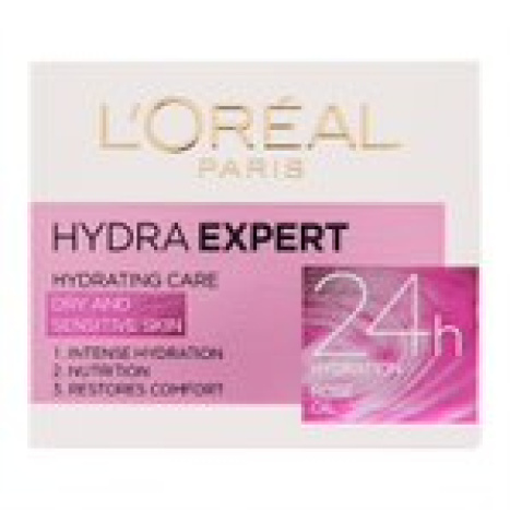 LOREAL HYDRA EXPERT дневен крем за суха и чувствителна кожа 50ml
