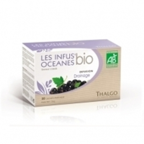 THALGO INFUSIONS Les Infus`Oceanes BIO Drainage BIO tea with draining effect with blackcurrant flavor x 20 sach