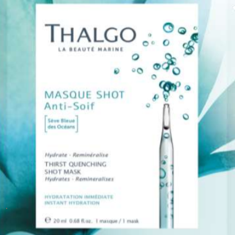 THALGO SOURCE MARINE Masque Shot Anti-Soif Hydrating shot mask 20ml