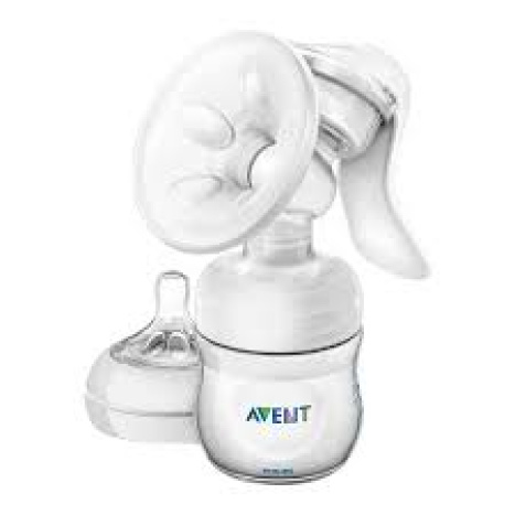 AVENT A0-420 Manual pump for squeezing a bottle Natural 125ml + pacifier + bottle 60ml