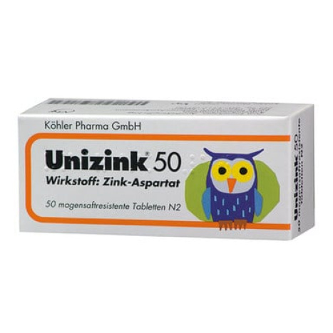 KOEHLER PHARMA UNIZINK 50 for zinc deficiency x 50 tabl