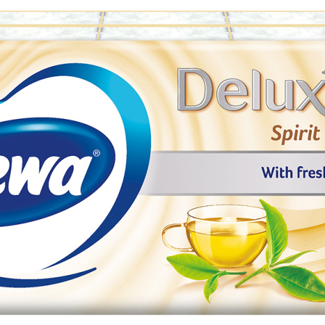 ZEWA DELUXE Spirit of tea носни кърпи трипластови 10 x 10