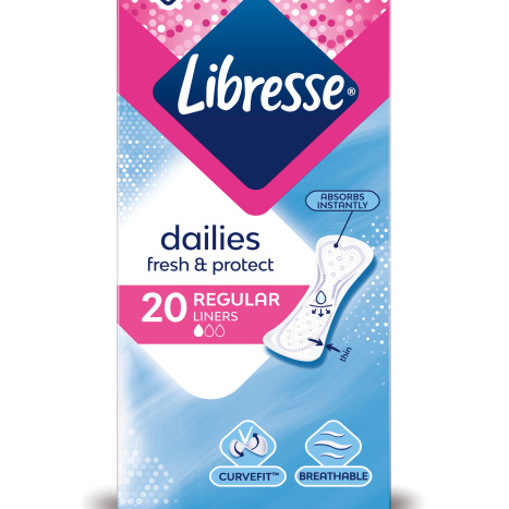 LIBRESSE daily dressings normal x 20