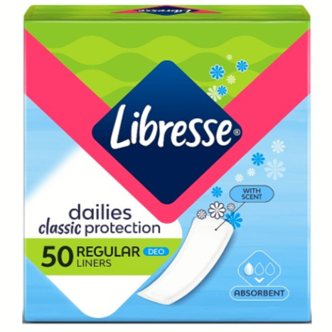 LIBRESSE daily bandages classic Deo fresh x 50