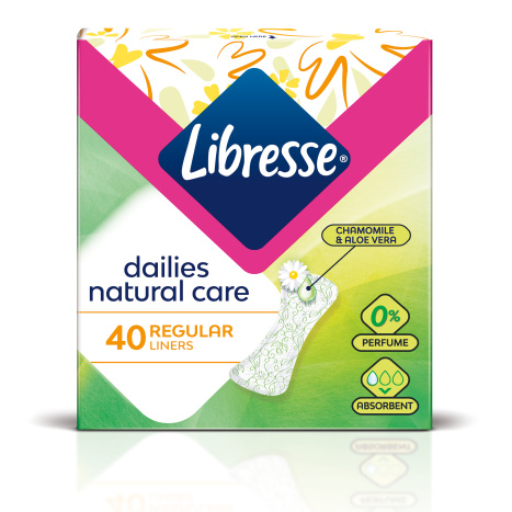 LIBRESSE daily pads natural normal duo x 40
