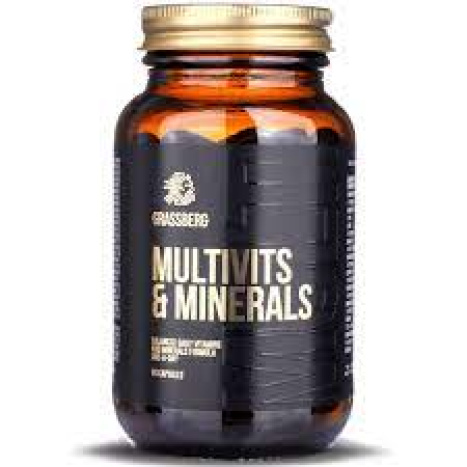 GRASSBERG MULTIVITS & MINERALS Multivitamins and minerals x 60 caps