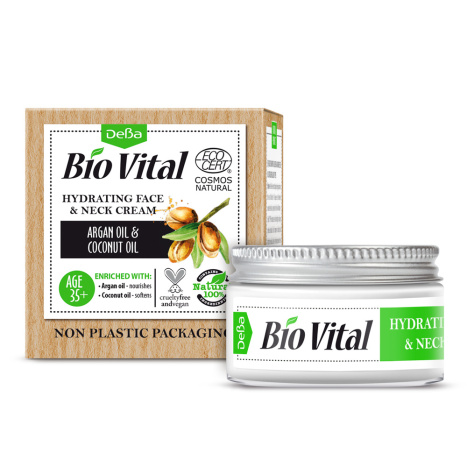 DEVA Bio Vital moisturizing face and neck cream with coconut and argan oil 35+ 50ml