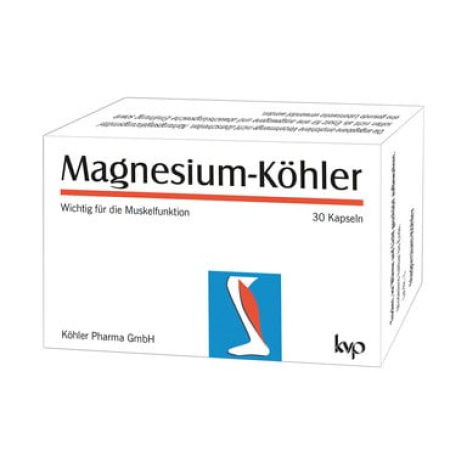 KOEHLER PHARMA MAGNESIUN-Kohler Магнезий при мускулни крампи x 30 caps