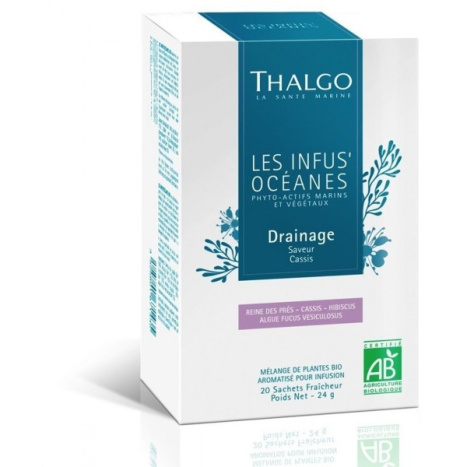 THALGO INFUSIONS Les Infus`Oceanes BIO Jambes Legeres Organic tea for light feet with the taste of forest fruits x 20 sach