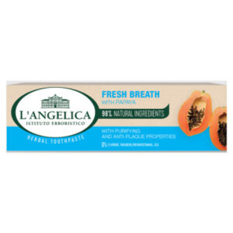 L'ANGELICA toothpaste fresh breath with papaya 75ml