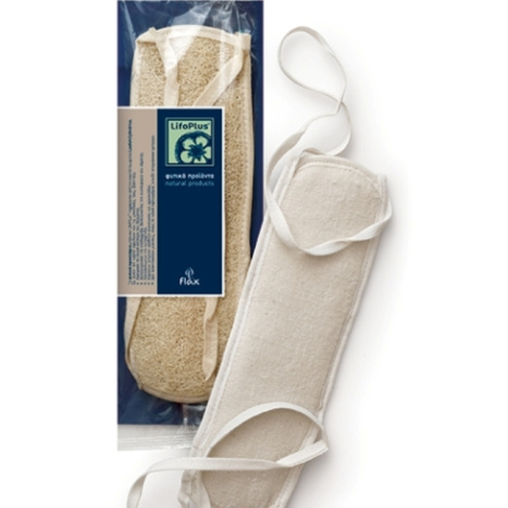 LIFOPLUS body sponge natural loofah cotton classic