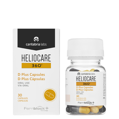 HELIOCARE 360 D Plus sun protective food supplement with vitamin D for sun allergies 30 caps /18782A