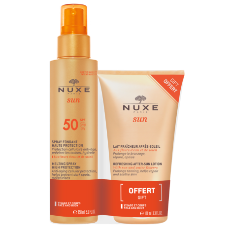 NUXE PROMO SUN SPF50 Milk body spray 150ml + After sun lotion 100ml