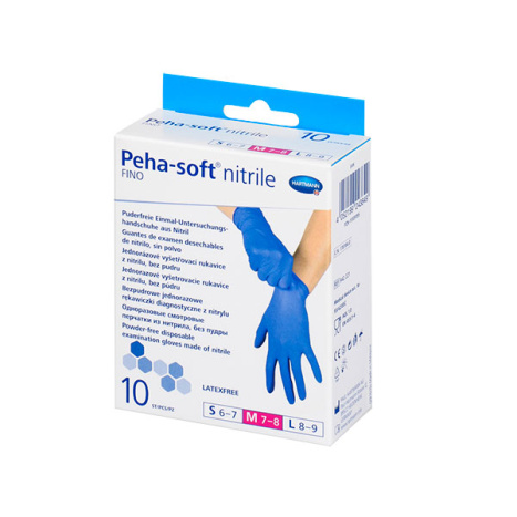 HARTMANN PEHA-SOFT GLOVES disposable non-sterile nitrile SX 10 /942220