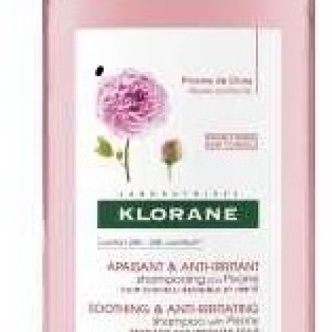 KLORANE shampoo for irritated scalp and itching with organic peony 200ml