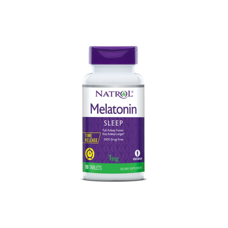 NATROL MELATONIN 1mg с удължено освобождаване при безсъние x 90 tabl