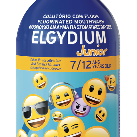 ELGYDIUM JUNIOR Children's mouthwash 7-12 years Emoji 500ml