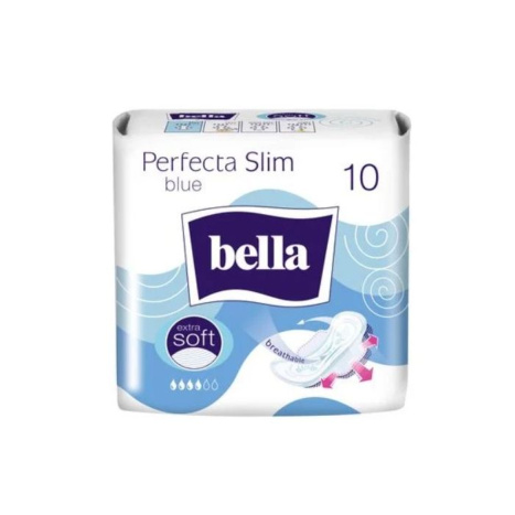 BELLA PERFECTA ULTRA BLUE cotton sanitary pads x 10