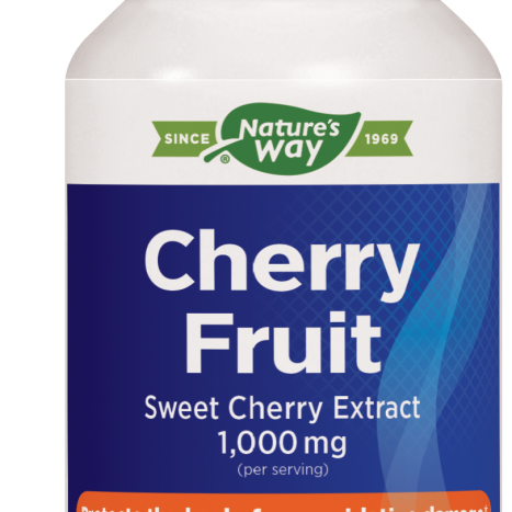 NATURES WAY CHERRY FRUIT EXTRACT 500mg for gout and joint problems x 90 caps
