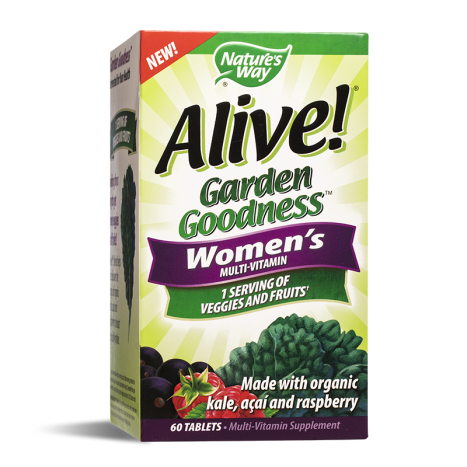 NATURES WAY ALIVE Garden Goodness Women`s Multivitamin Multivitamins for women x 60 tabl
