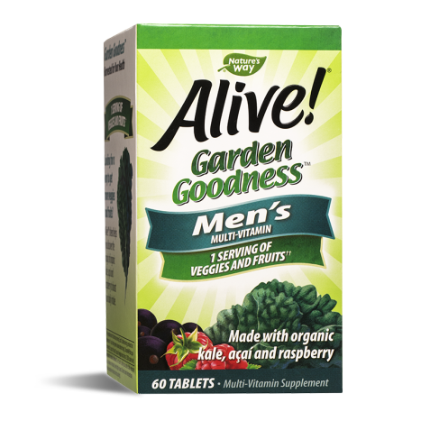 NATURES WAY ALIVE Garden Goodness Men's Multivitamin Мултивитамини за мъже x 60 tabl