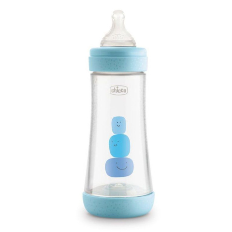 CHICCO Perfect 5 PP bottle 300ml, silicone teat blue