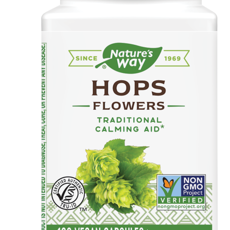 NATURES WAY HOPS FLOWERS hops 310mg for stress and anxiety x 100 caps