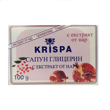 KRISPA SEIFE soap glycerin and pomegranate 150g