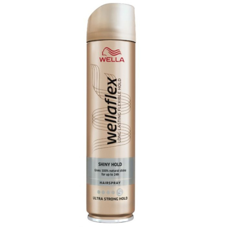 WELLA WELLAFLEX SHINY HOLD Hairspray for shine level 5 250ml