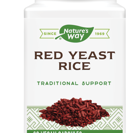 NATURES WAY RED YEAST RICE за нормални нива на холестерола x 60 caps