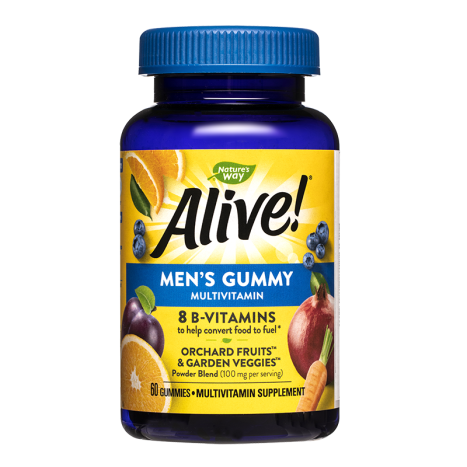 NATURES WAY ALIVE MEN`S желирани мултивитамини за мъже x 60 gummies