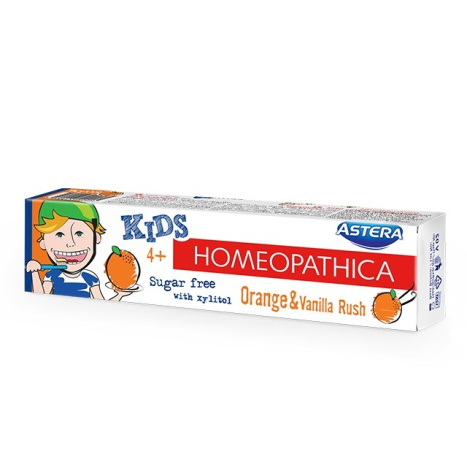 ASTERA HOMEOPATHICA KIDS 4+ Паста за зъби 50ml