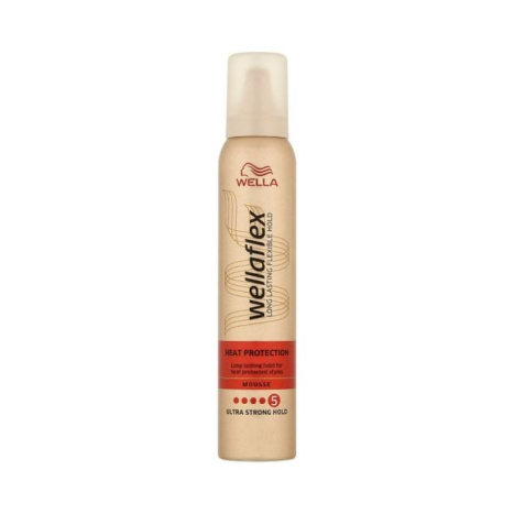 WELLA WELLAFLEX HEAT PROTECTION Hair foam for protection against dryness level 5 200ml