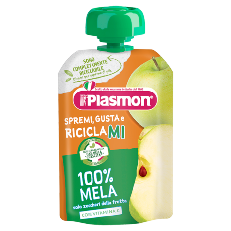 PLASMON fruit snack apple 6+m 100g 2190