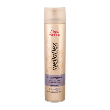 WELLA WELLAFLEX 2nd DAY VOLUME Hairspray for volume up to 48 hours level 4 250ml